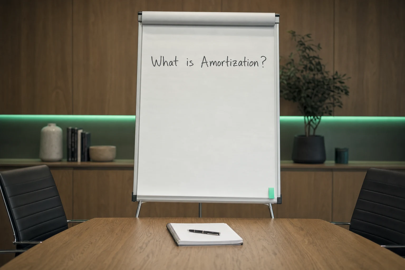 amortization — editorial hero illustration