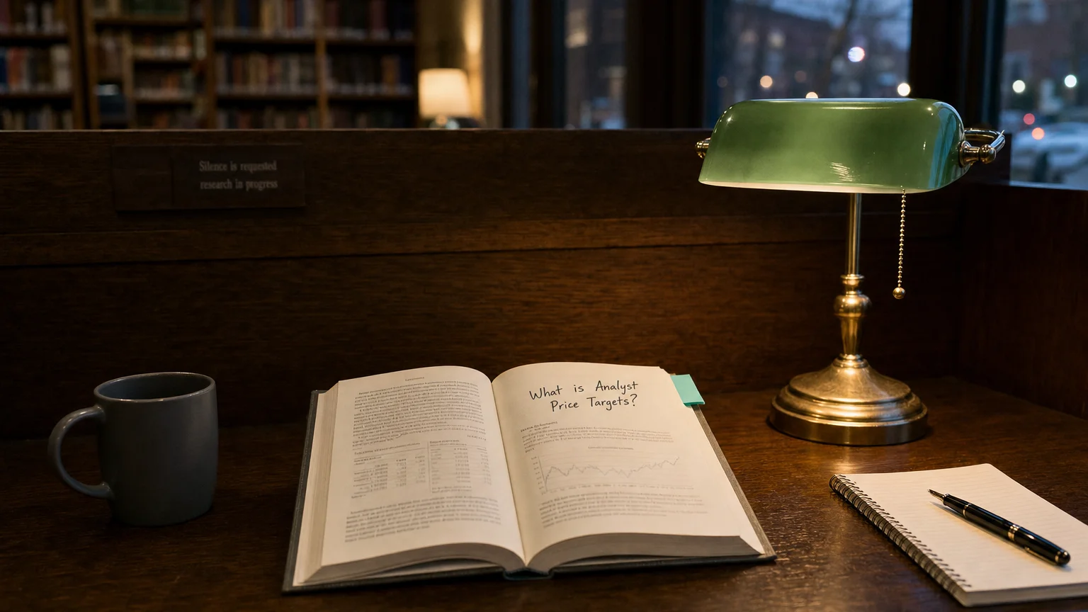 analyst price targets: wall street's educated guess — editorial hero illustration