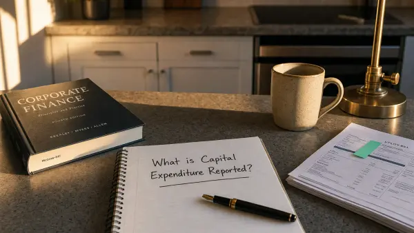 Capital Expenditure Reported: CapEx on Cash Flow Statement