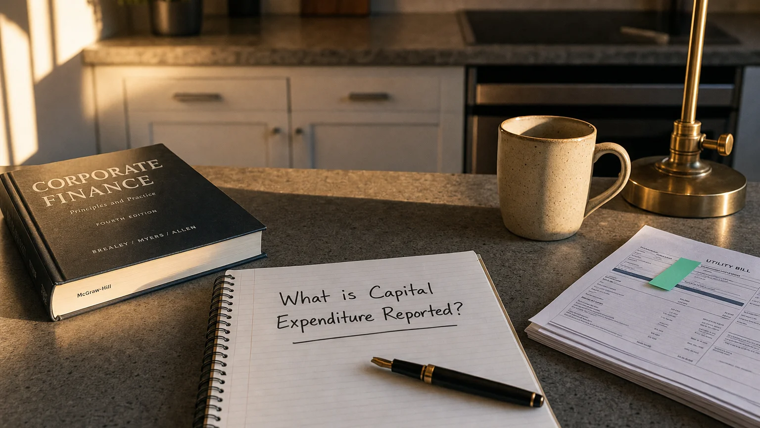 capital expenditure reported — editorial hero illustration