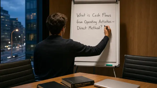 Cash Flows from Operating Activities – Direct Method