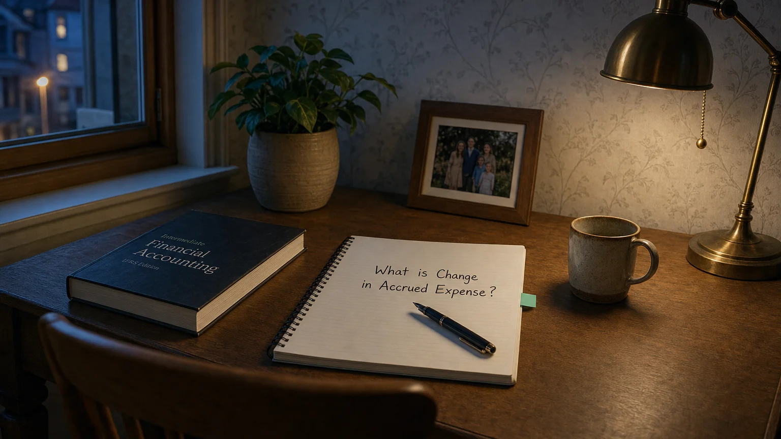 change in accrued expense — editorial hero illustration