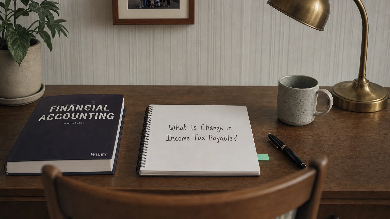 change in income tax payable — editorial hero illustration