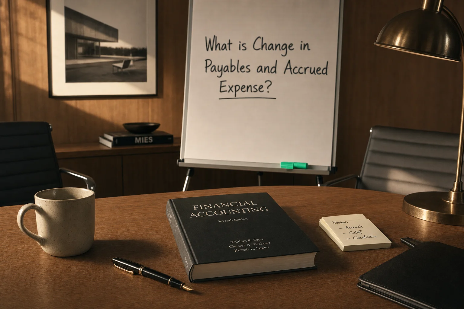 change in payables and accrued expense — editorial hero illustration