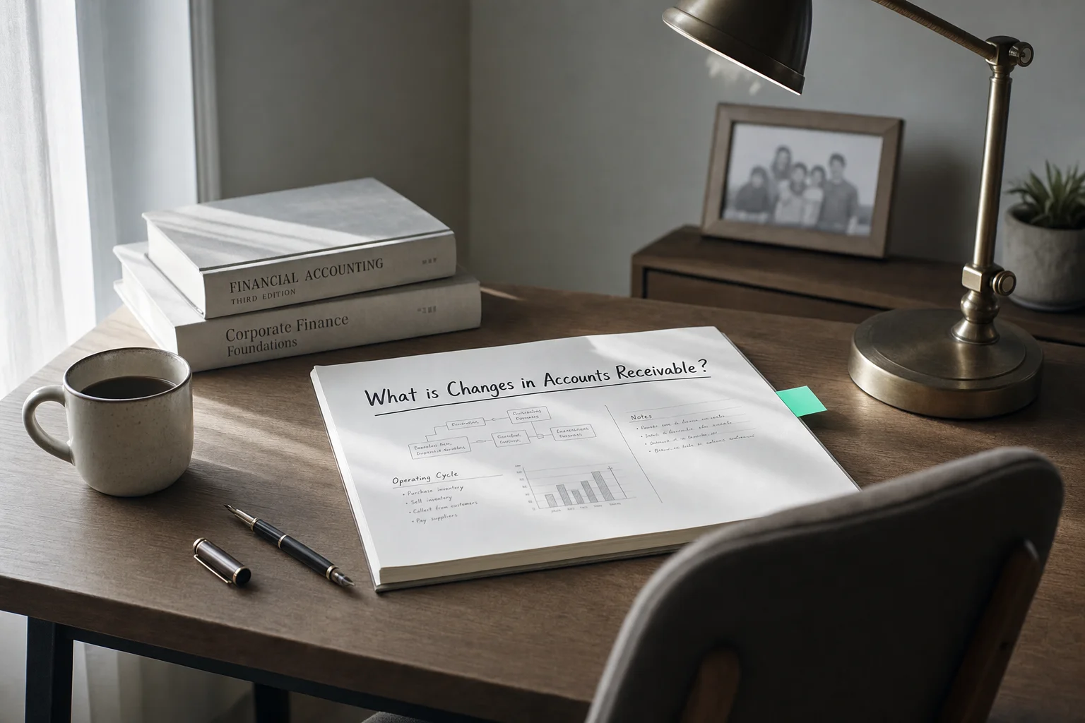 changes in account receivables — editorial hero illustration
