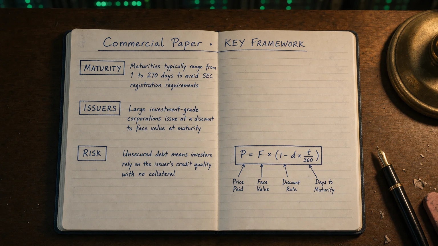 commercial paper — supporting visual
