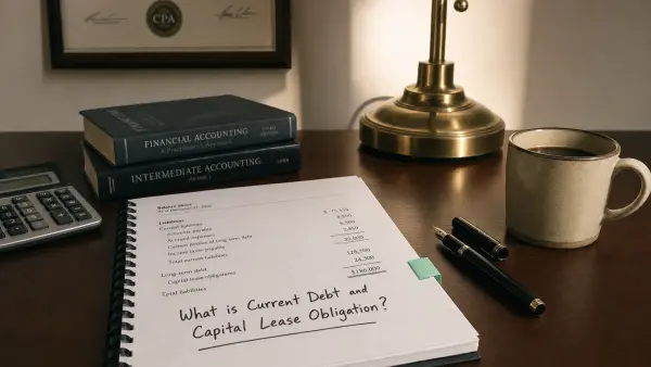 Current Debt and Capital Lease Obligation