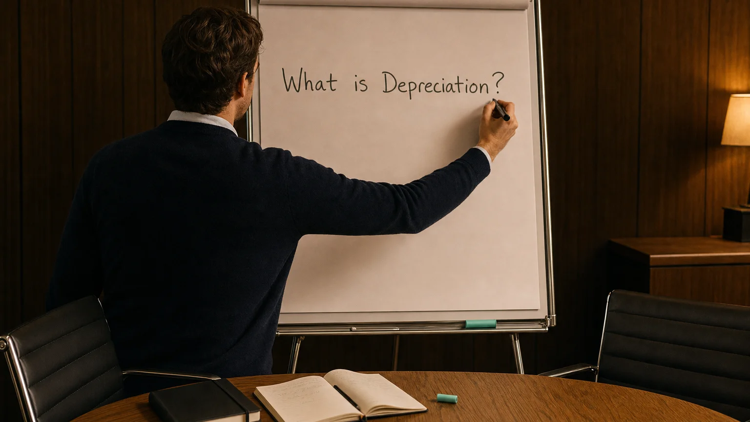 depreciation — editorial hero illustration