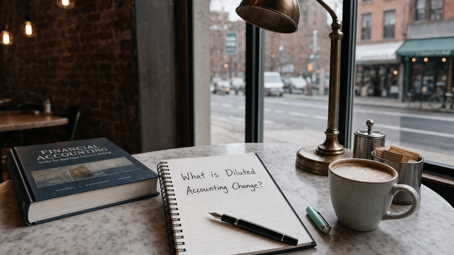 diluted accounting change — editorial hero illustration
