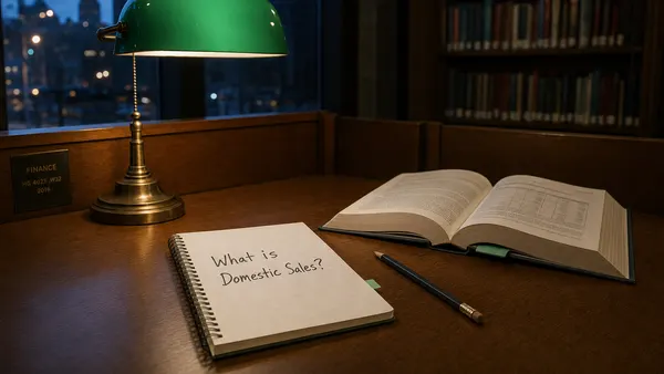Domestic Sales: Definition & Examples