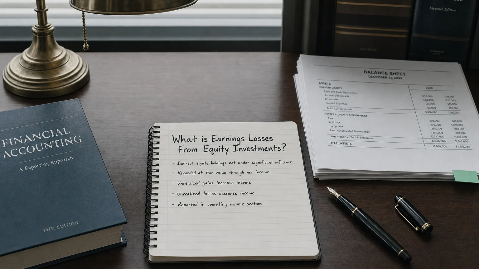 earnings losses from equity investments — editorial hero illustration