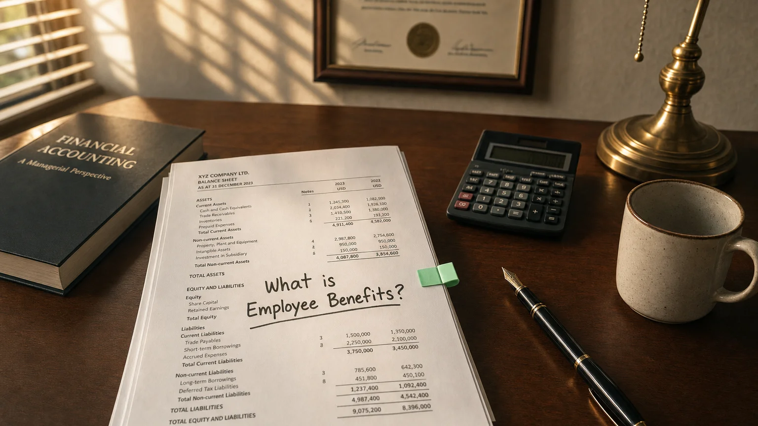 employee benefits — editorial hero illustration