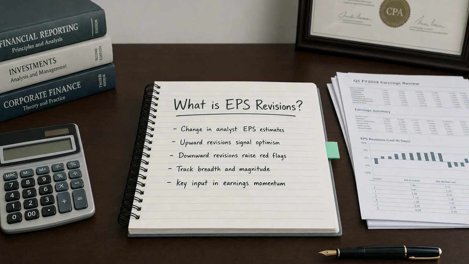 eps revisions: the smart money's leading indicator — editorial hero illustration
