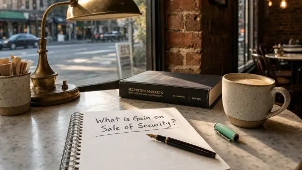 Gain on Sale of Security: Definition & Examples