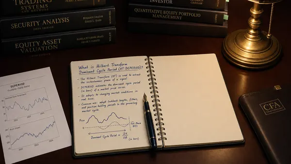Hilbert Transform Dominant Cycle Period (HT DCPERIOD)