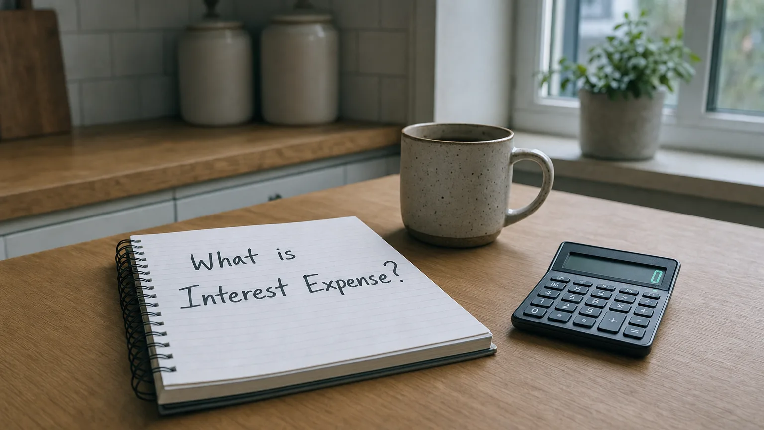interest expense — editorial hero illustration