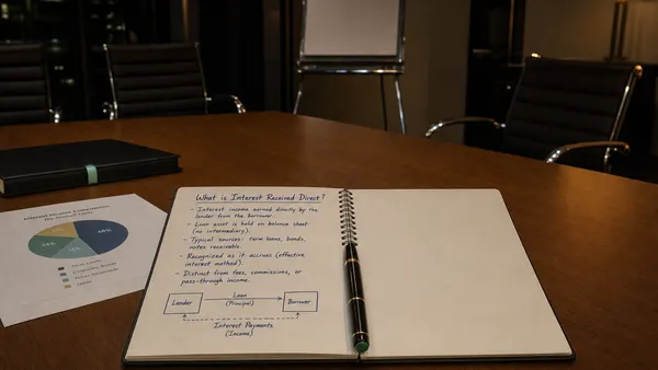 Interest Received Direct: Definition & Examples