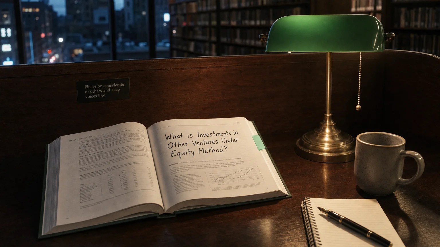 investments in other ventures under equity method — editorial hero illustration