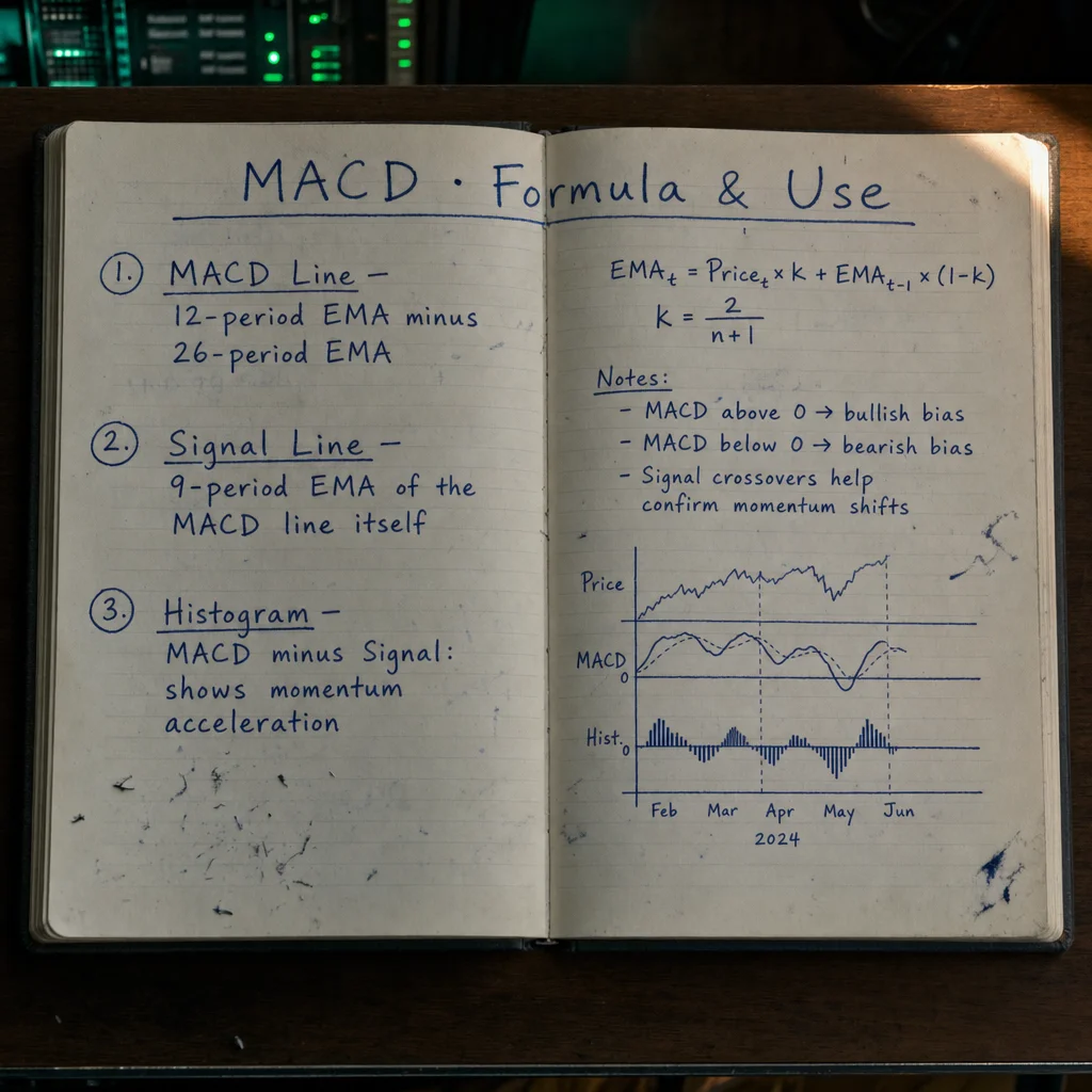 moving average convergence / divergence (macd) indicator — supporting visual context