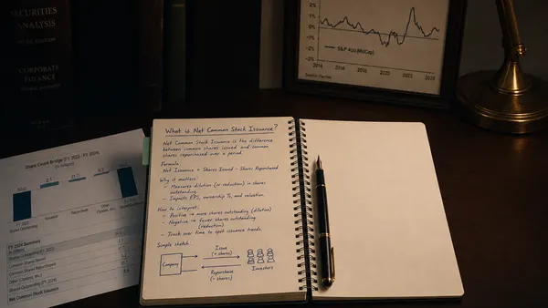 Net Common Stock Issuance: Definition & Examples