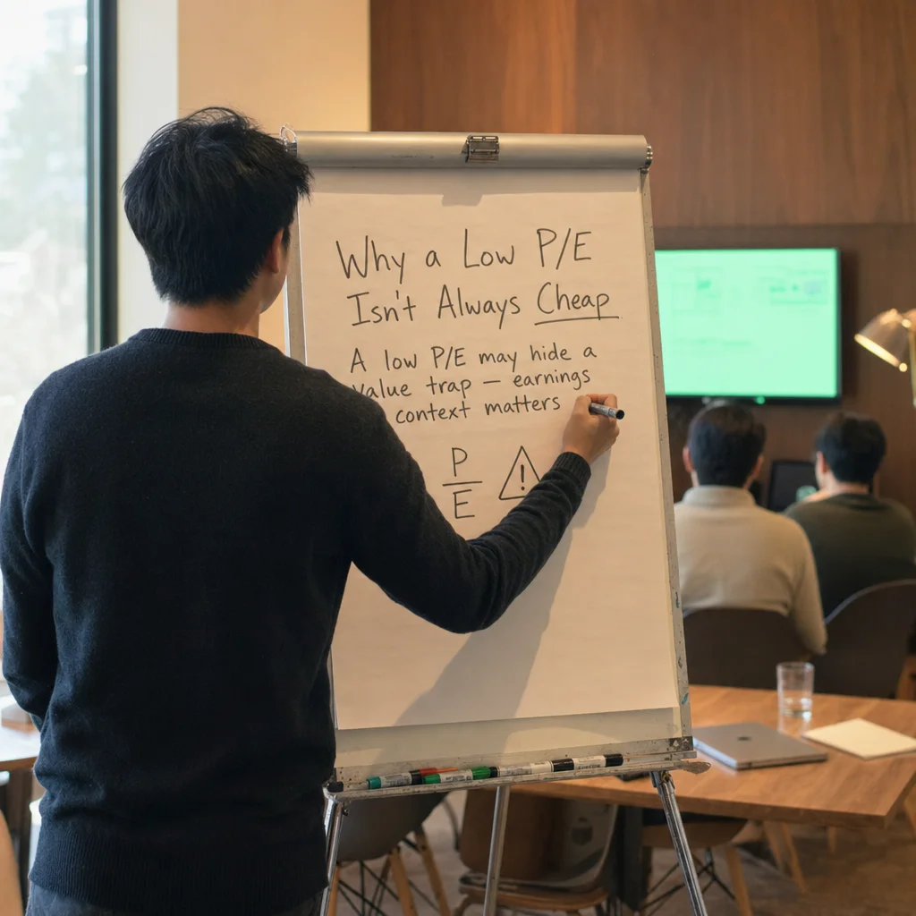 P/E ratio misconception illustration