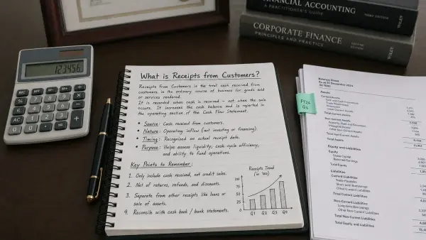 Receipts from Customers: Definition & Examples