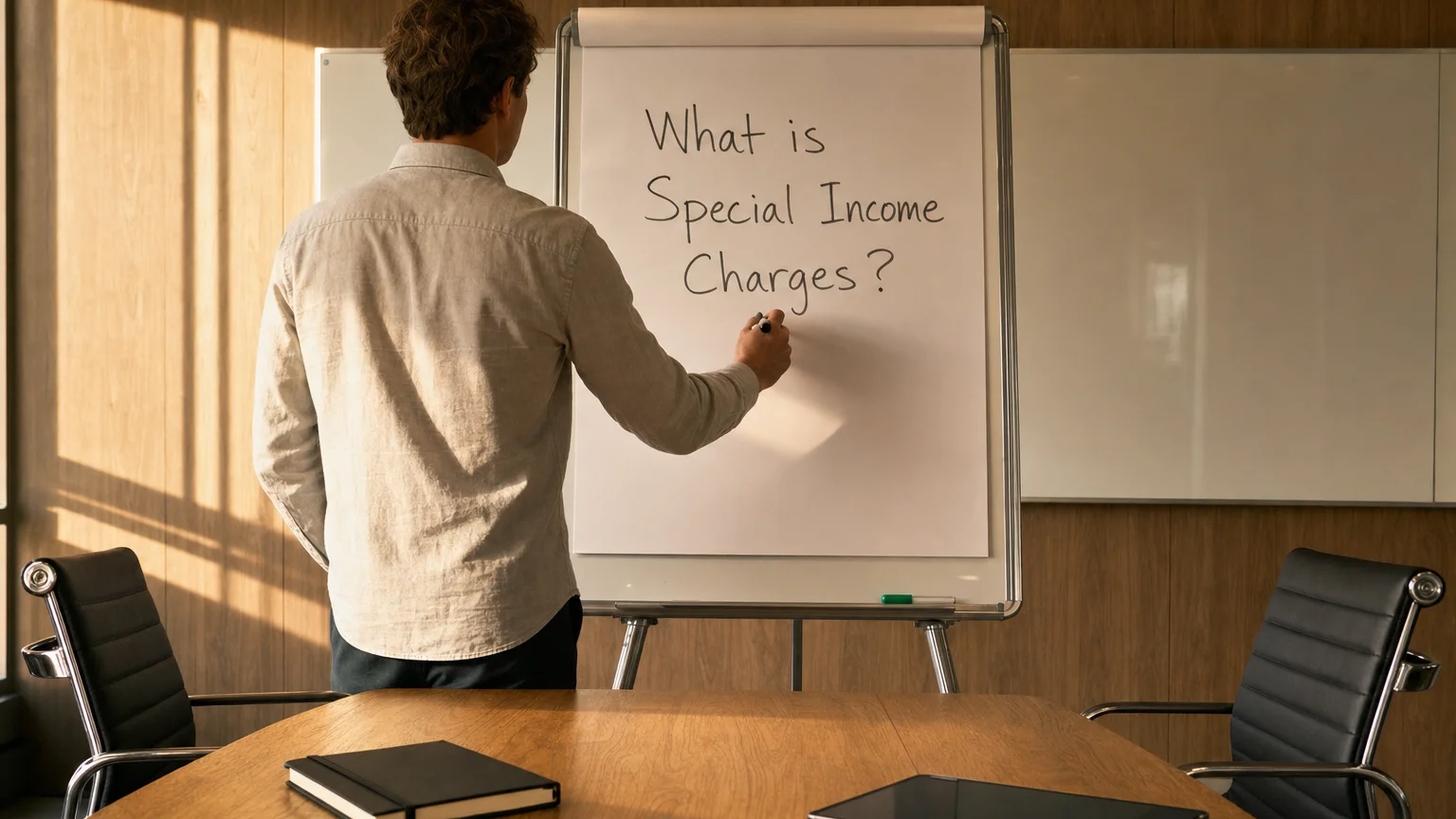 special income charges — editorial hero illustration