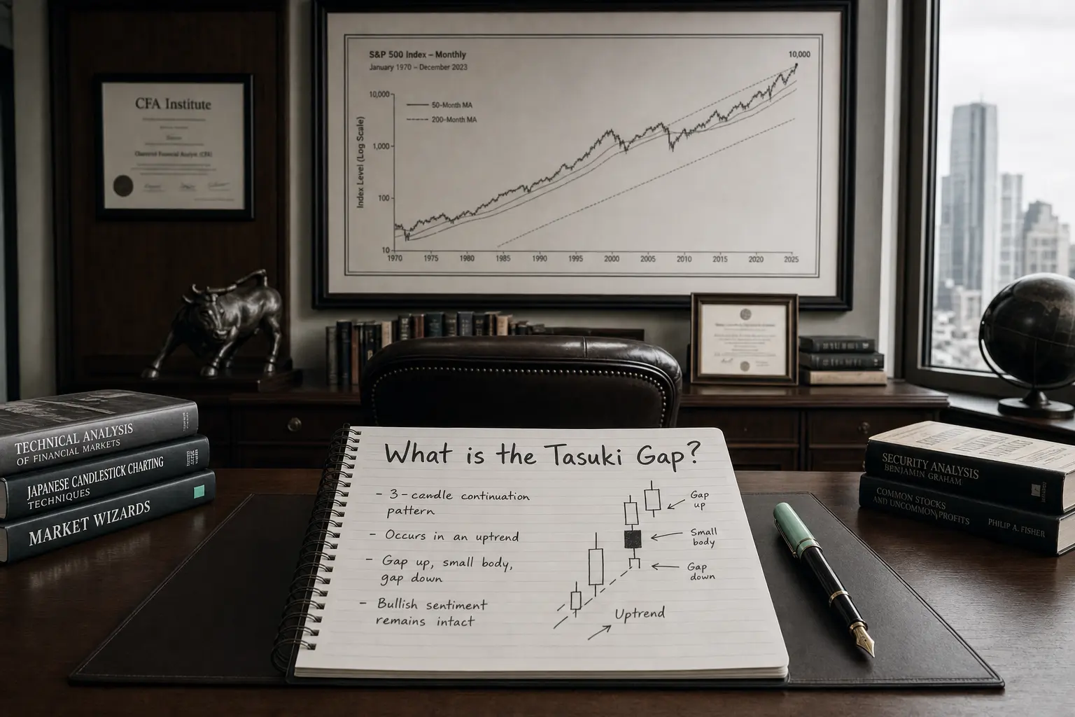 the tasuki gap: a continuation signal that demands caution — editorial hero illustration
