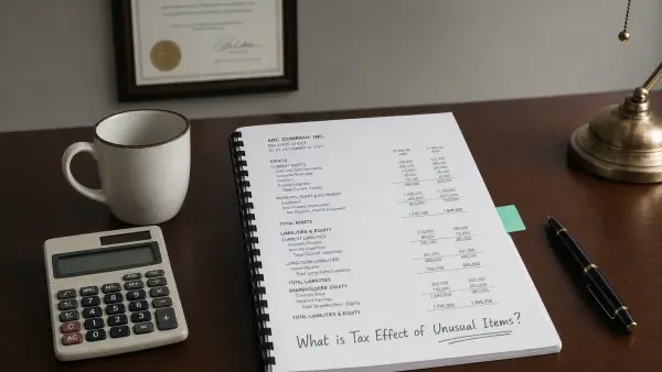 Tax Effect of Unusual Items: Definition & Examples