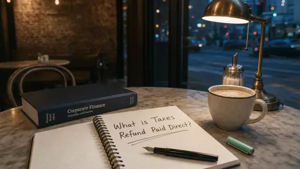 Taxes Refund Paid Direct: Definition & Examples