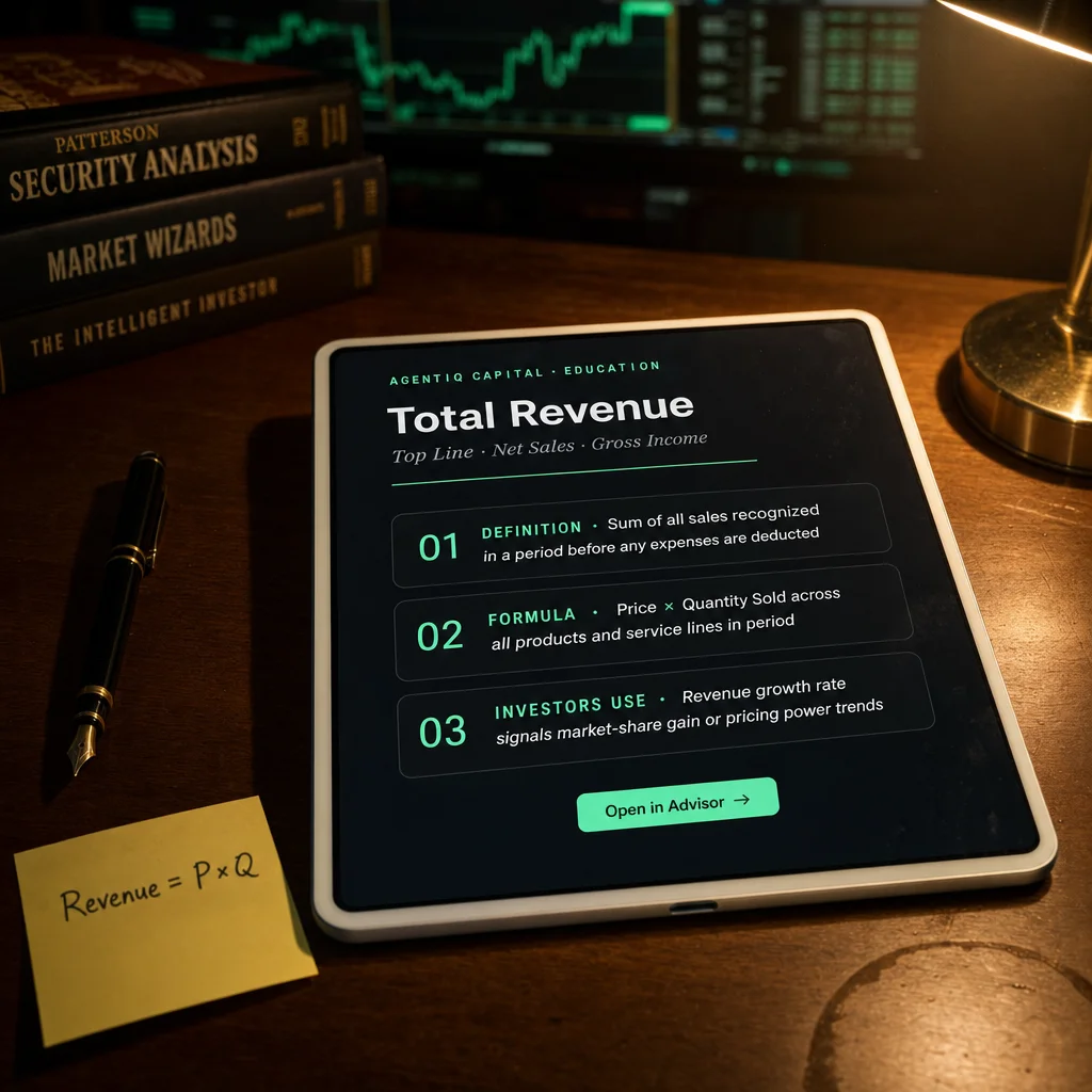 total revenue — concept illustration