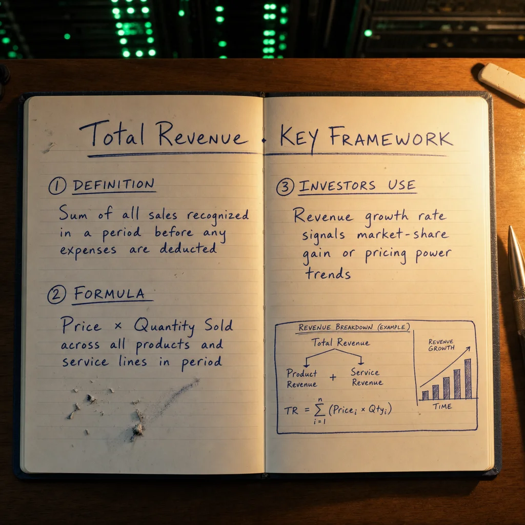 total revenue — supporting visual