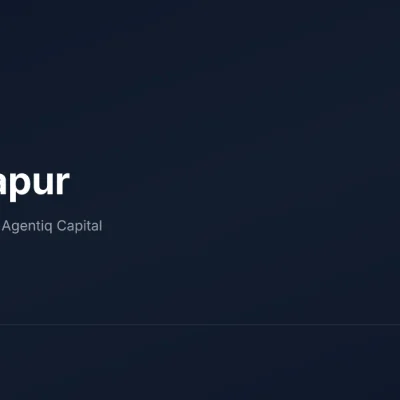 Sujit Kapur, Financial Analyst